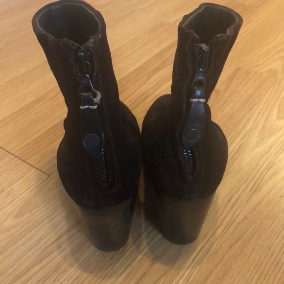 Rag & Bone Newbury Boots - Brown Suede - Size 9 - Picture 2 of 4